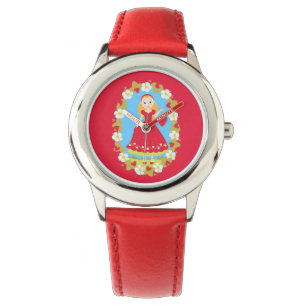 Montre Fraise Fête d'anniversaire fille