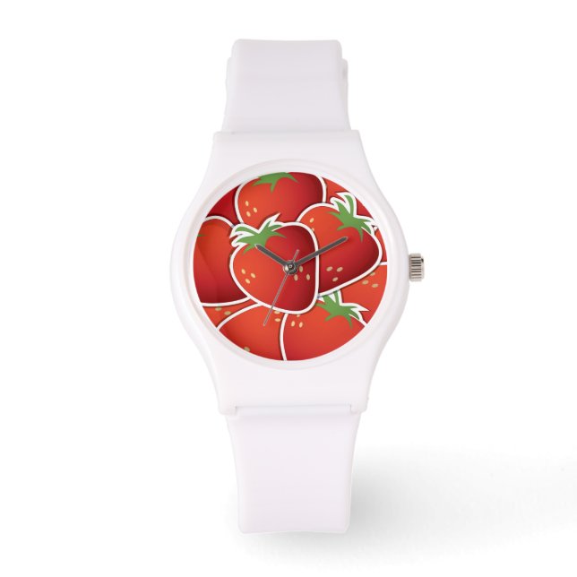Montre Fraises funky (Recto)
