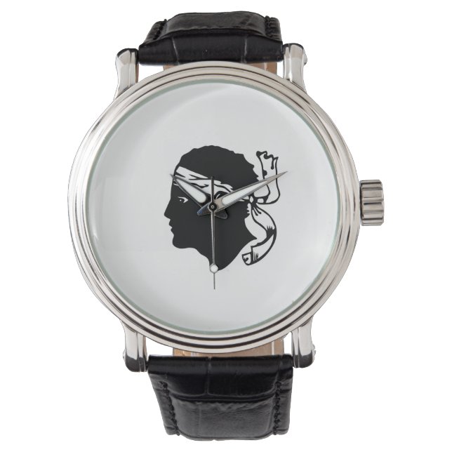 Montre france corse corse drapeau (devant)