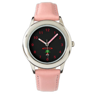 Montre FrankenCheese Hugs Kid's Pink Leather Watch