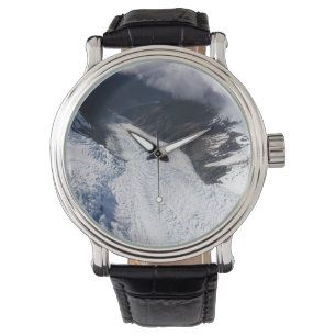 Montre Franz Josef Glacier Vue aérienne, Nouvelle-Zélande
