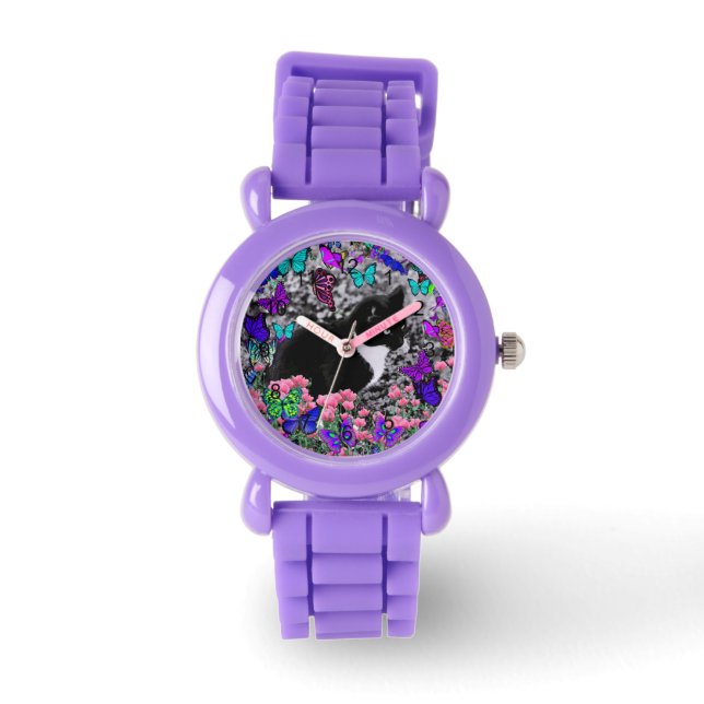 Montre Frapules dans Butterflies II - Tuxedo Cat (Recto)