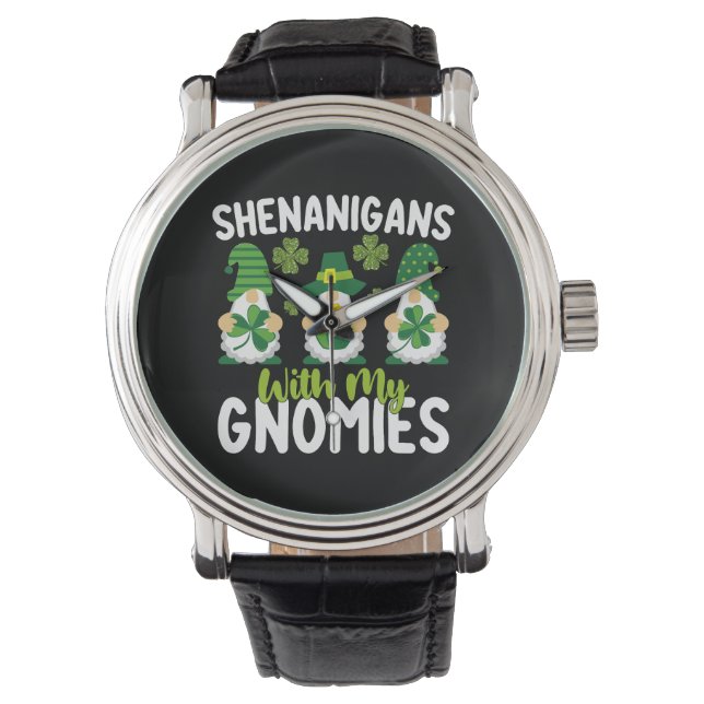Montre Fredonnements avec mes gnomes Gnome St Patrick's D (devant)