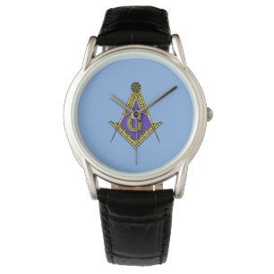 Montre Freemason (bleu)