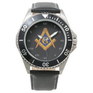 Montre Freemason Carré et Compass Charité Masonic