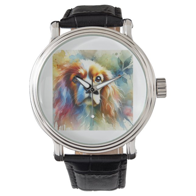 Montre French Spaniel 200824AREF142 - Watercolor (devant)