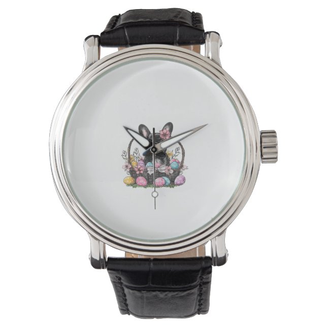 Montre Frenchie Chien de Pâques Frenchie Œufs de Chien De (devant)