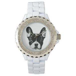 Montre Frenchie Mom mignon French Bulldog Face