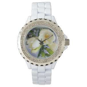 Montre frénésie jaune blanc