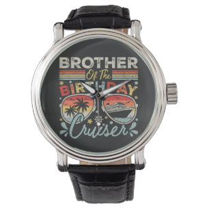 Montre Frère du bateau de croisière d'anniversaire Vintag