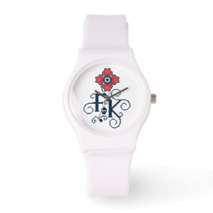 Montre Frida Kahlo   Hommage Floral