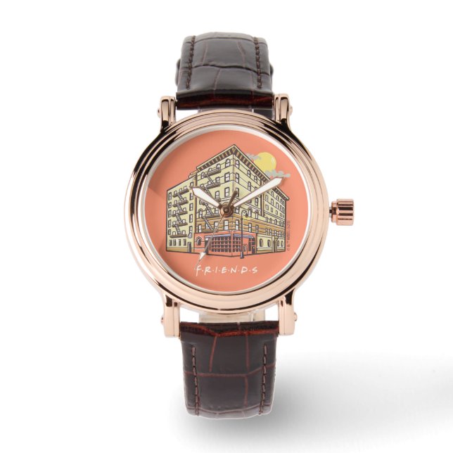 Montre FRIENDS™ | L'immeuble de l'appartement de Monica (Recto)