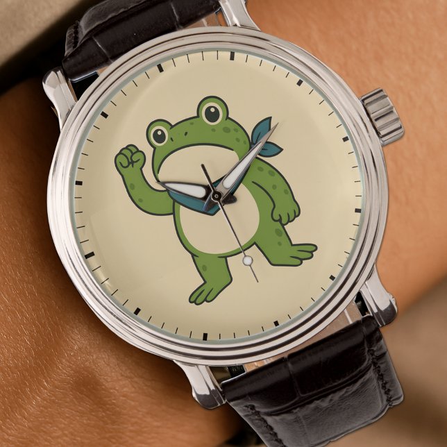 Montre Frogs Against Fascism Portland Frog Protest (Créateur téléchargé)