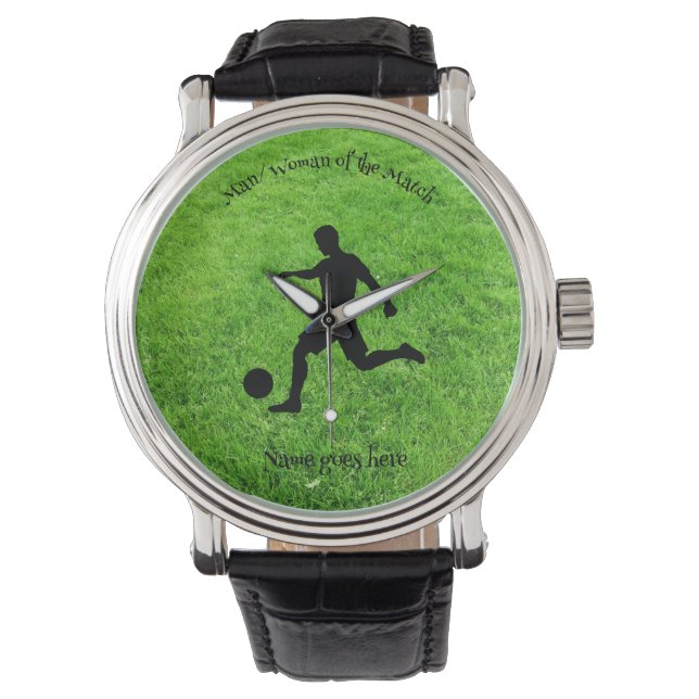 Montre Fun Footballer Watch. Peut être customisé (devant)