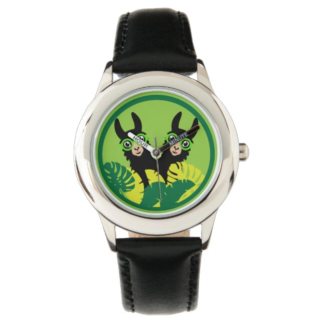Montre Fun Llama Alpaca Best Friends (devant)