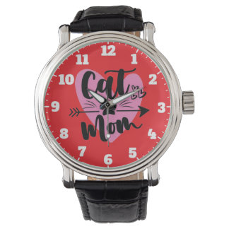 Montre Fun & Simple Cat Mom Original Cute Design for Her