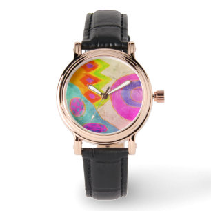 Montre Funky Abstrait Wearable Art