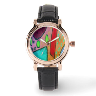 Montre Funky Abstrait Wearable Art