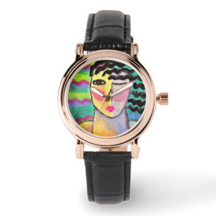 Montre Funky Abstrait Wearable Art