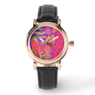 Montre Funky Abstrait Wearable Art