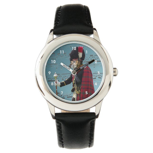 Montre Funky chien pipe majeur (devant)