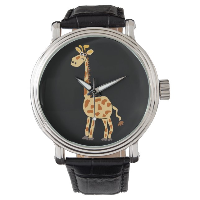Montre Funky Giraffe Art Watch (devant)