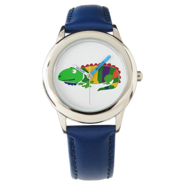 Montre Funky Primitive Art Iguana Watch (devant)