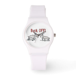 Montre Funny Buck Off Chèvre