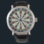 Montre Funny Dartboard<br><div class="desc">Un design amusant avec votre monogramme. Customisez facilement cette montre à vos initiales. - conçu avec les Zaubershirts -</div>