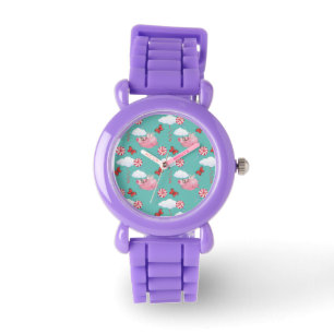 Montre Funny Flying Pig Motif