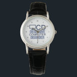 Montre Funny Geek informatique<br><div class="desc">Un cadeau cool pour un professeur de laboratoire d'informatique pour un geek de technologie. Ils ont déjà tout le matériel technologique dont ils ont besoin,  alors donnez-leur ce super nerdy présent. Un acronyme amusant pour un programmeur en informatique.</div>
