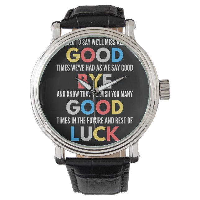 Montre Funny Going Away Farewell (devant)