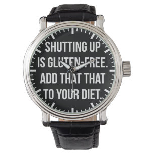 Montre Funny Humour De Nouveauté - La Fermeture Est Sans