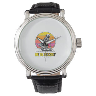 Montre Funny Reaper Scooter Vintage Sunset Shirt Design_1