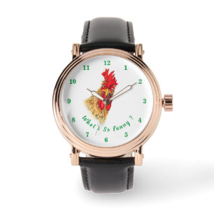 Montre Funny Watch Gift avec Surprisé Rooster