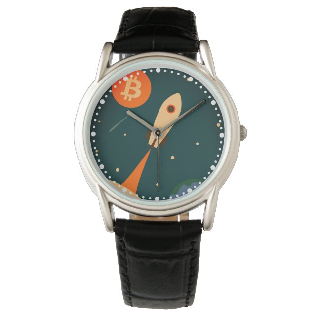 Montre Fusée Bitcoin (devant)