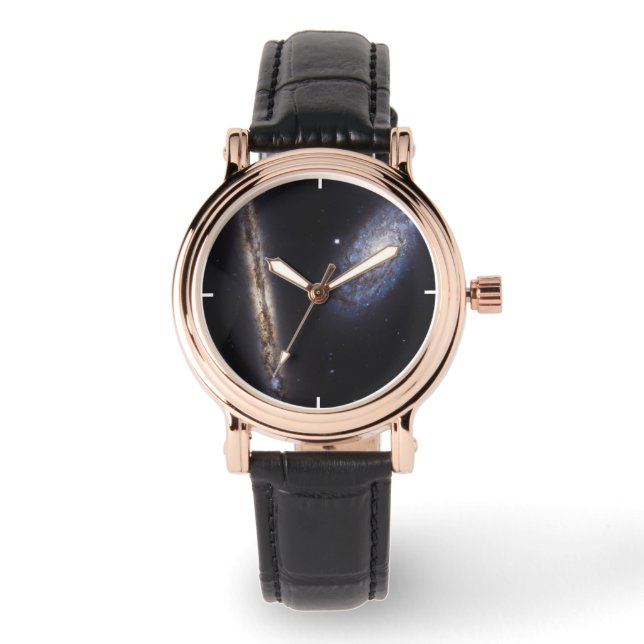 Montre Galaxie Edge-On Ngc 4302 & Galaxie Tilted Ngc 4298 (Recto)