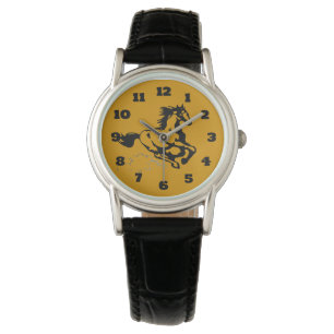 Montre Galloping Horse sauvage et libre