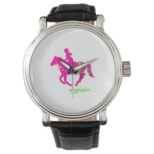 Montre galop de cheval ma passion