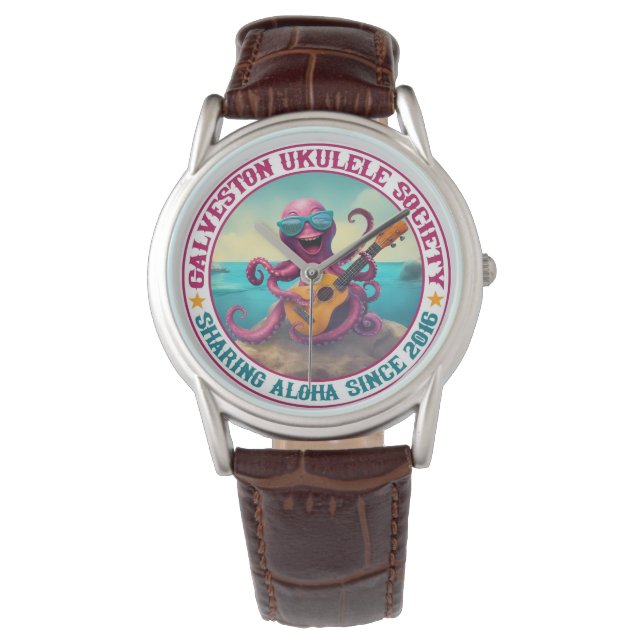Montre Galveston Ukulele Society GUS Watch (devant)