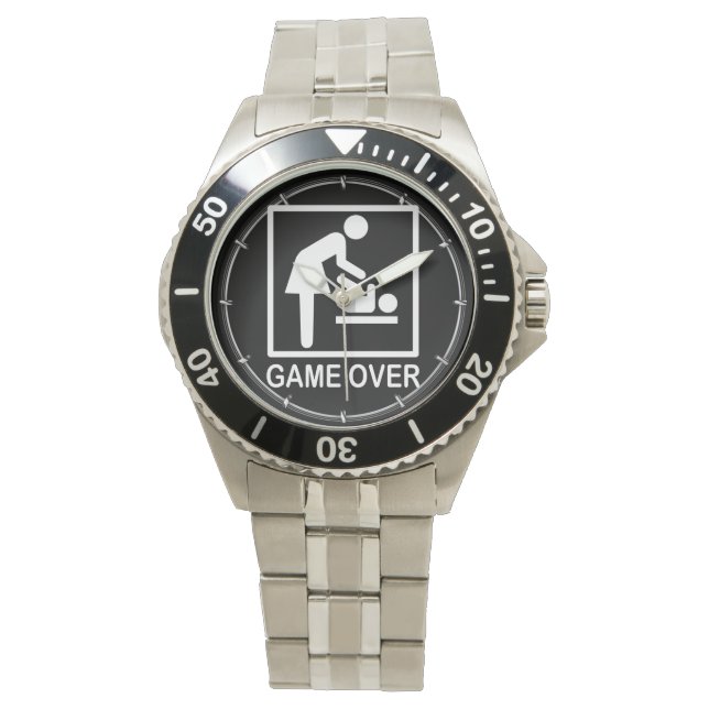 Montre Game Over Maman Panneau de Signalisation Drôle Pic (devant)