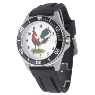 Montre Gamecock américain : Rouge Brown