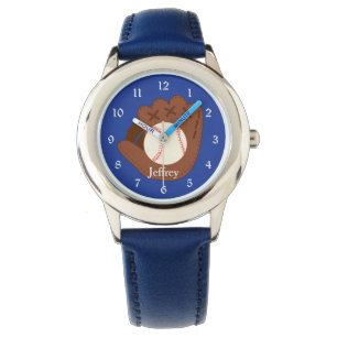 Montre Gant de Baseball Bleu Enfants