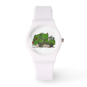 Montre Garbage Truck Green