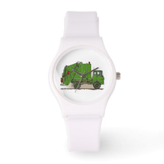 Montre Garbage Truck Green