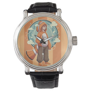 Montre Garçon Anime Mignon en Costume de Poisson-Clown bu