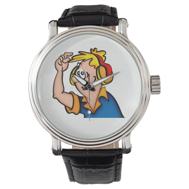 Montre Garçon avec casque (devant)
