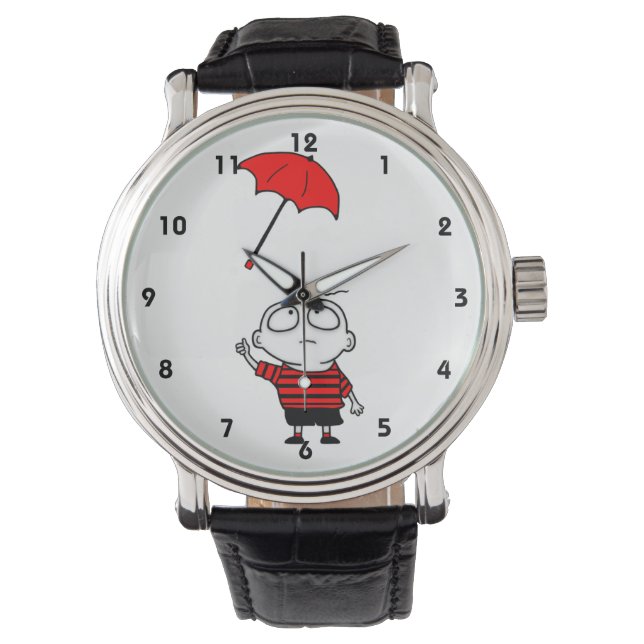 Montre Garçon de parapluie (devant)