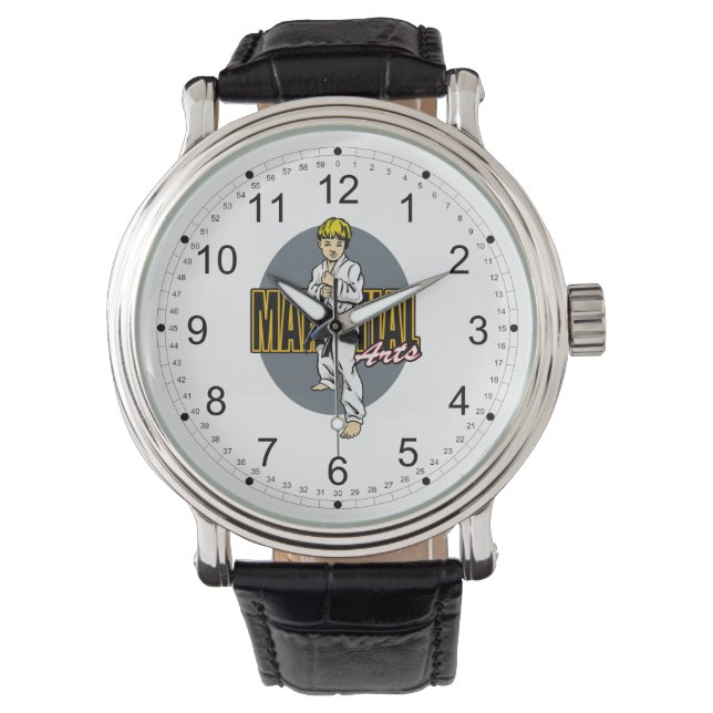 Montre Garçon des arts martiaux (devant)