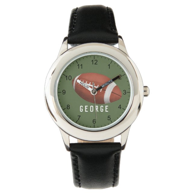 Montre Garçons Moderne et mignonne Football Sports Enfant (devant)